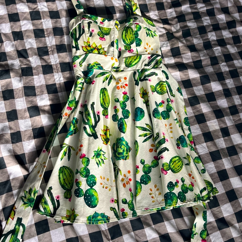 Vintage cacti dress